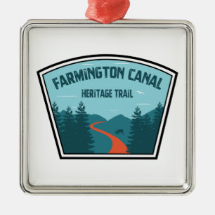 Adorno Metálico Camino del Patrimonio del Canal de Farmington