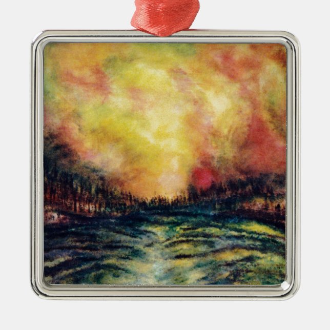 Adorno Metálico Camino pacífico (Frente)