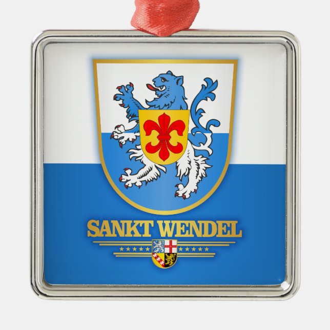Adorno Metálico Camisetas de la COA de Sankt Wendel Kreis (Frente)