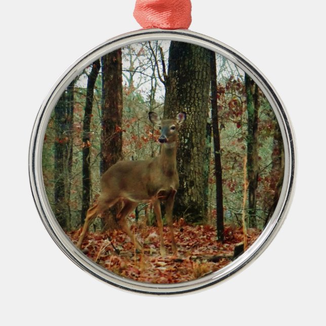 Adorno Metálico Camo, Camouflage Deer (Frente)