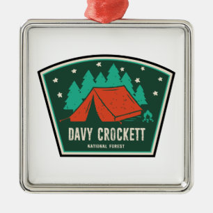 Adorno Metálico Campamento forestal nacional Davy Crockett