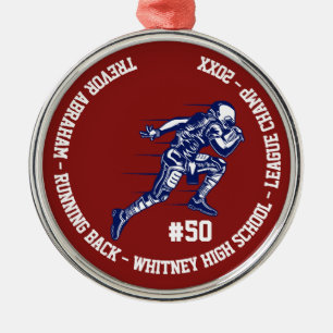 Adorno Metálico Campeón del equipo de fútbol escuela