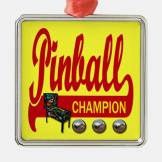 Adorno Metálico Campeón del pinball