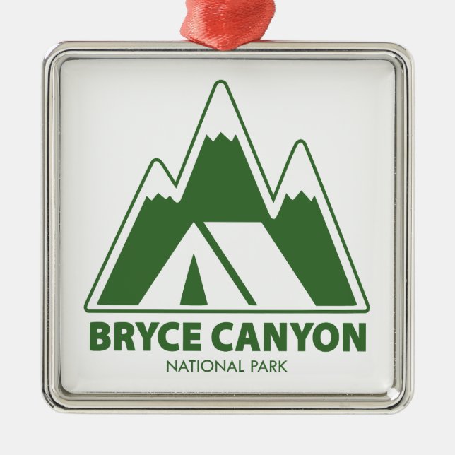Adorno Metálico Camping del Parque Nacional del Cañón de Bryce (Frente)