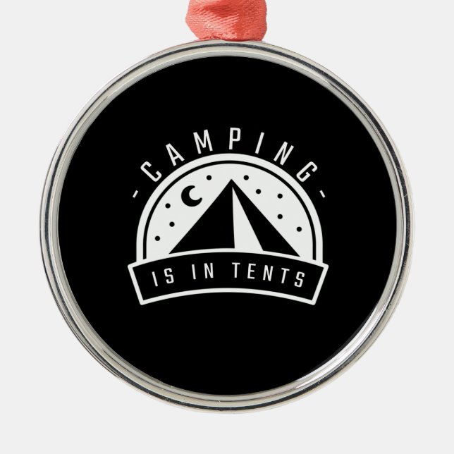 Adorno Metálico Camping Está En Las Tiendas (Frente)