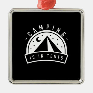 Adorno Metálico Camping Está En Las Tiendas