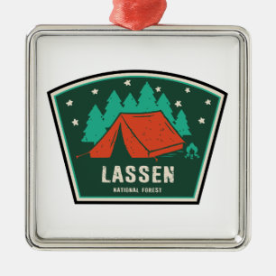 Adorno Metálico Camping Forestal Nacional de Lassen