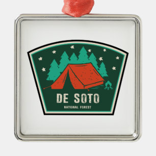 Adorno Metálico Camping Forestal Nacional De Soto