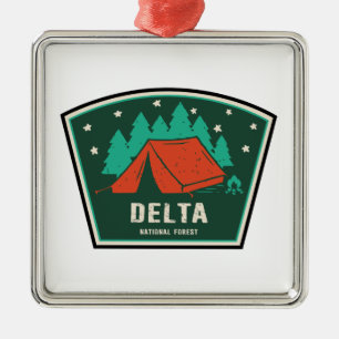 Adorno Metálico Camping Forestal Nacional Delta