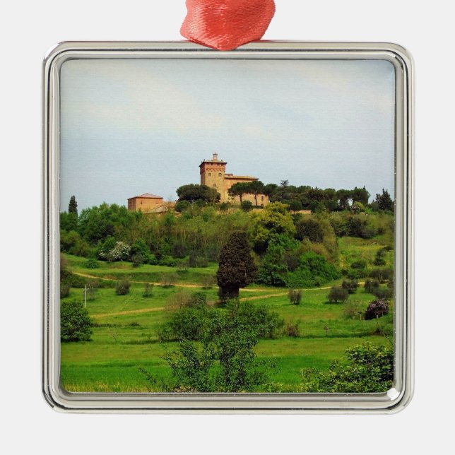 Adorno Metálico Campo toscano (Frente)