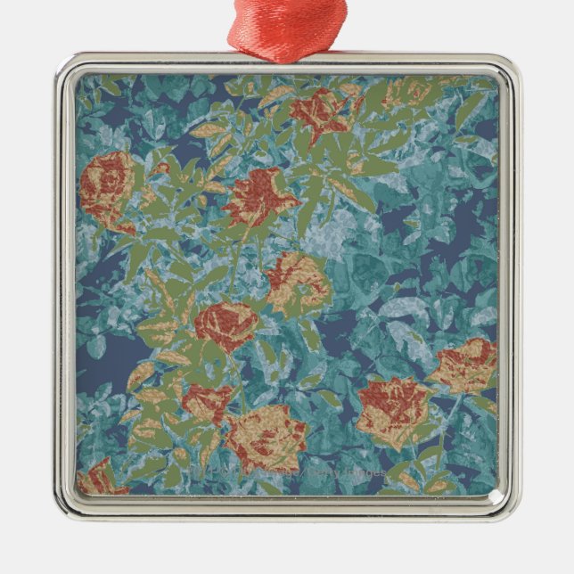 Adorno Metálico Camuflaje y flores (Frente)