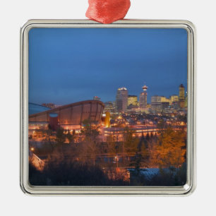 Adorno Metálico Canadá, Alberta, Calgary: Línea aérea de la ciudad