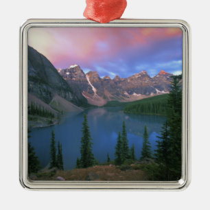 Adorno Metálico Canadá, Alberta, Lago Moraine al amanecer, Banff