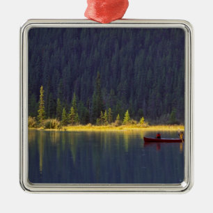 Adorno Metálico Canadá, Alberta, Parque Nacional Baniff. Dos chico