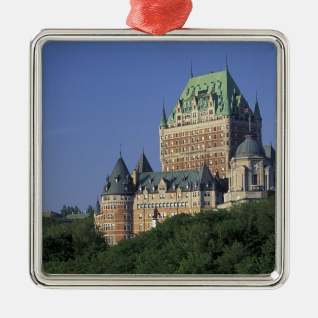 Adorno Metálico Canadá, Ciudad de Quebec. Chateau Frontenac. (Frente)