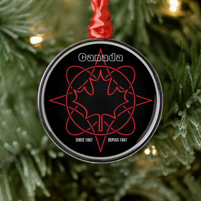 Adorno Metálico Canadá desde 1867 (Árbol)