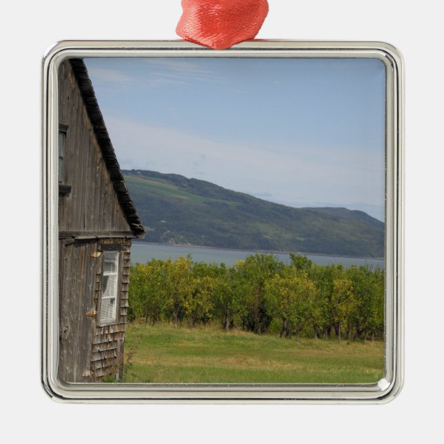 Adorno Metálico Canadá, Quebec, L'isle-aux-Coudres, (Frente)