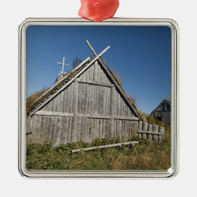 Adorno Metálico Canadá, Terranova y Labrador, L'Anse Aux 3 (Frente)