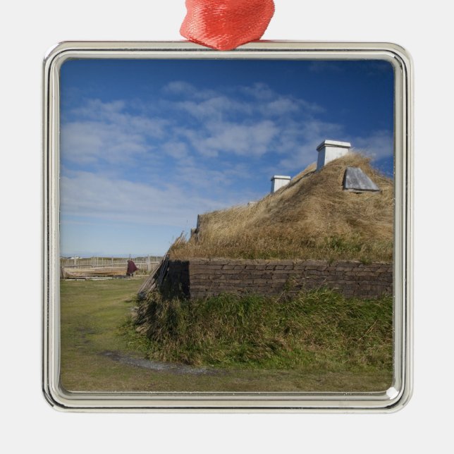 Adorno Metálico Canadá, Terranova y Labrador, L'Anse Aux 4 (Frente)