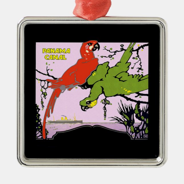 Adorno Metálico Canal de Panamá (Frente)