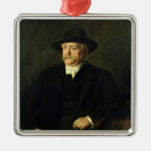Adorno Metálico Canciller Otto von Bismarck, 1849