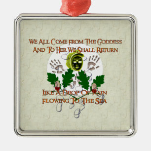 Adorno Metálico Canción de la diosa