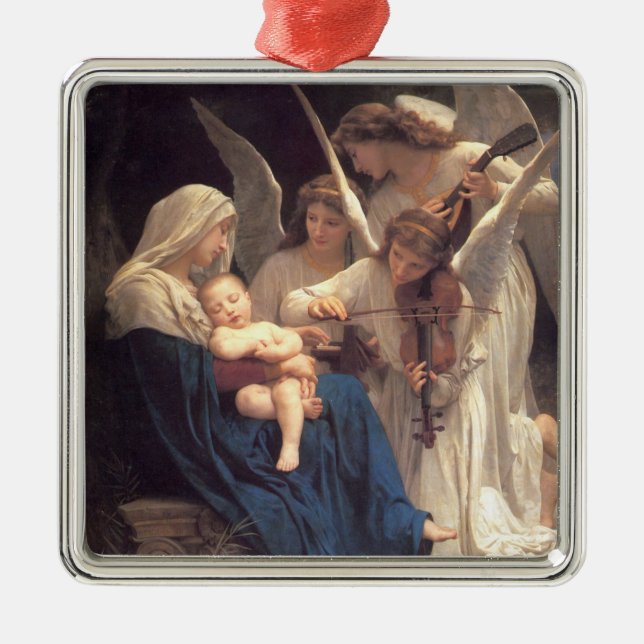 Adorno Metálico Canción de los ángeles (Arte de época) (Frente)