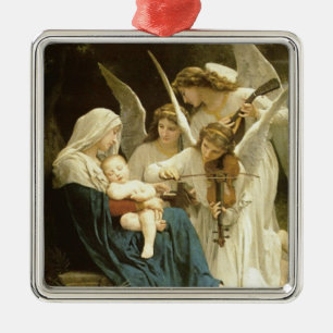 Adorno Metálico Canción del pesebre de Jesús de la natividad del