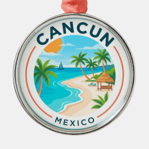 Adorno Metálico Cancun México Viajes Playa México