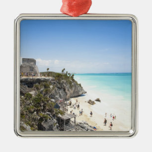 Adorno Metálico Cancún, Quintana Roo, México - Ruinas en una col