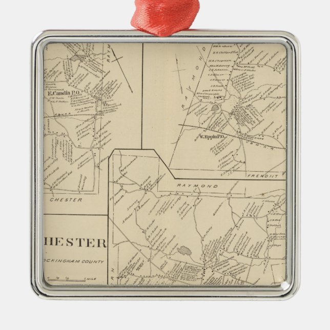 Adorno Metálico Candia, Epping (Frente)