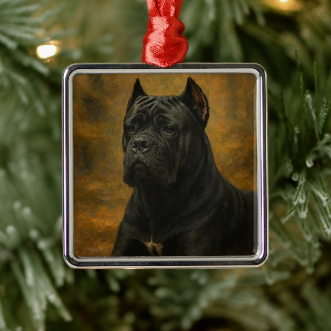 Adorno Metálico Cane Corso (Árbol)
