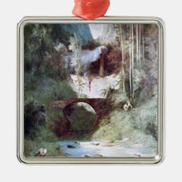 Adorno Metálico Cañón forestal (por Carl Blechen)