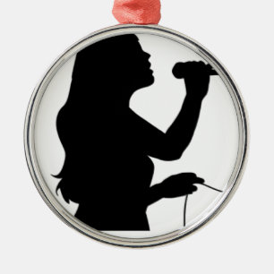 ADORNO METÁLICO CANTANTE