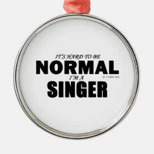 Adorno Metálico Cantante normal