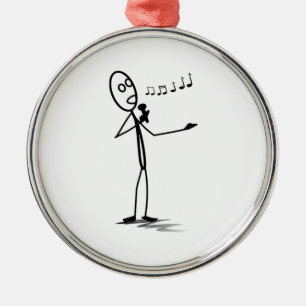 Adorno Metálico Canto de Stickman