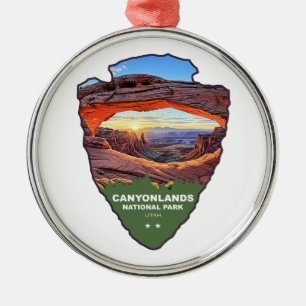 Adorno Metálico Canyonlands Parque Nacional Mesa Arch Punta de Fle