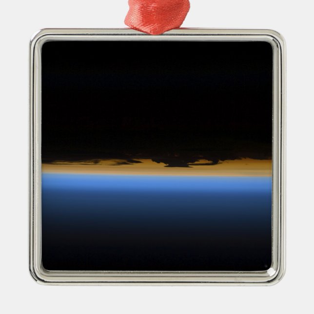 Adorno Metálico Capas de la atmósfera terrestre (Frente)