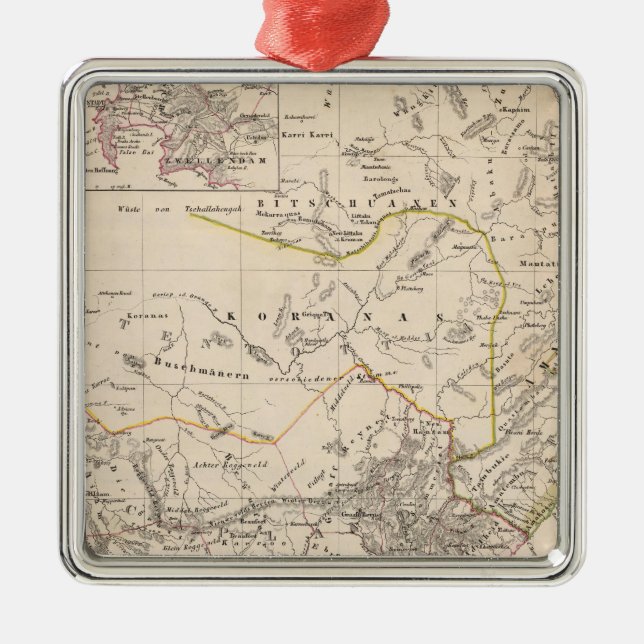 Adorno Metálico Cape Town, Suráfrica (Frente)