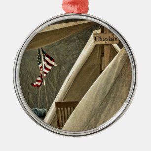 Adorno Metálico Capellán del ejército