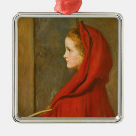 Adorno Metálico Caperucita Roja (por John Everett Millais)