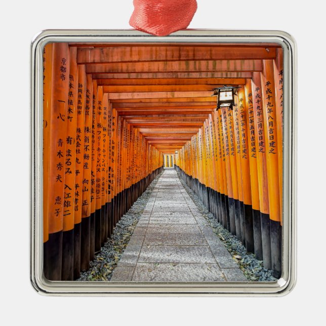 Adorno Metálico Capilla de Fushimi Inari, Kyoto Japón (Frente)