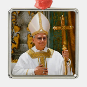 Adorno Metálico Capilla Sixtina Masiva del Papa León XIV