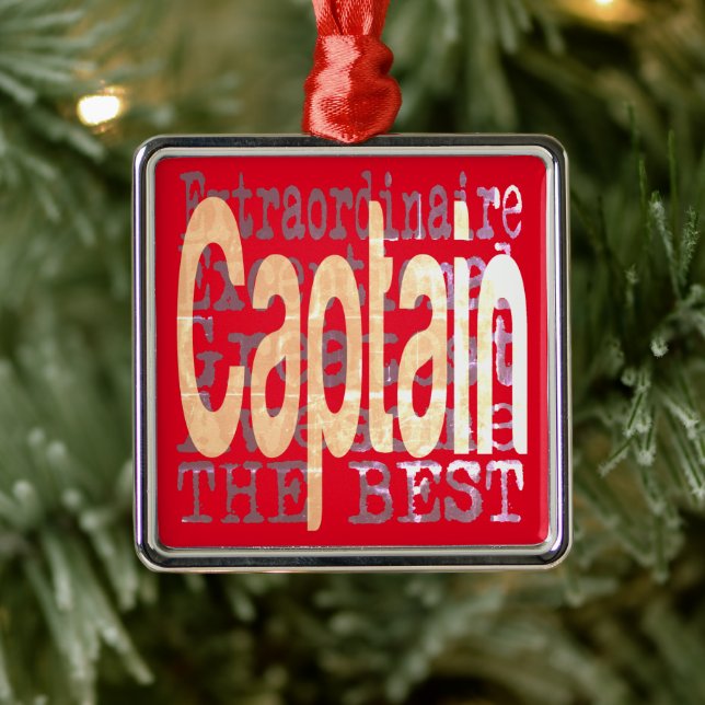 Adorno Metálico Capitán Extraordinaire (Árbol)