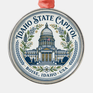 Adorno Metálico Capitolio del Estado de Idaho EE. UU.