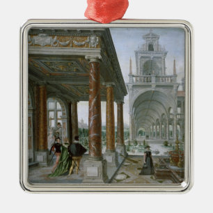 Adorno Metálico Cappricio de la arquitectura del palacio