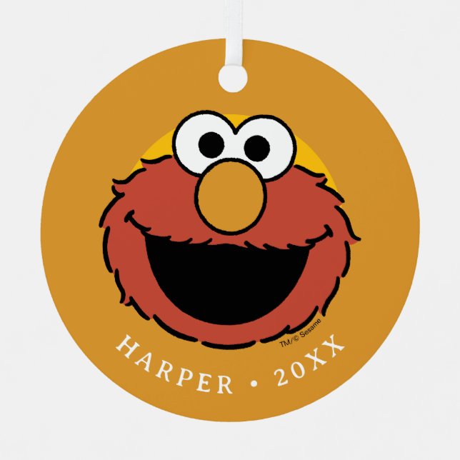 Adorno Metálico Cara sonriente de Elmo (Anverso)