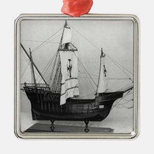 Adorno Metálico Caravel de Cristóbal Colón
