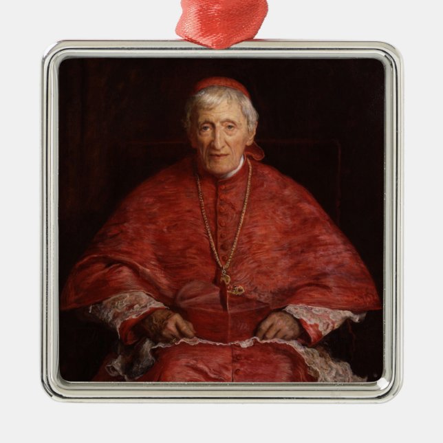 Adorno Metálico Cardenal John Henry Newman (Frente)