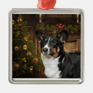 Adorno Metálico Cardigan Welsh Corgi